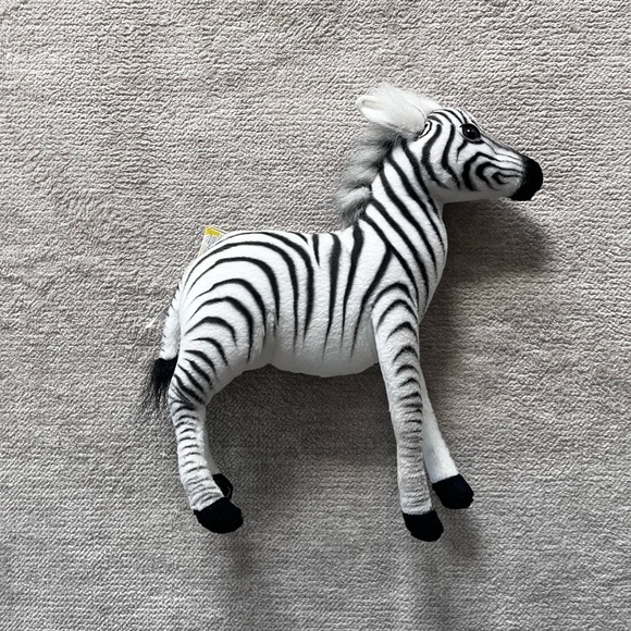 Hansa Zebra, Baby (3452) Plush Realistic looking - Picture 1 of 8